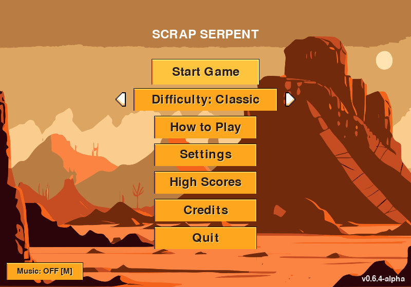Scrap Serpent — tryb Madness
